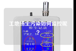 工地扬尘污染如何监控呢？